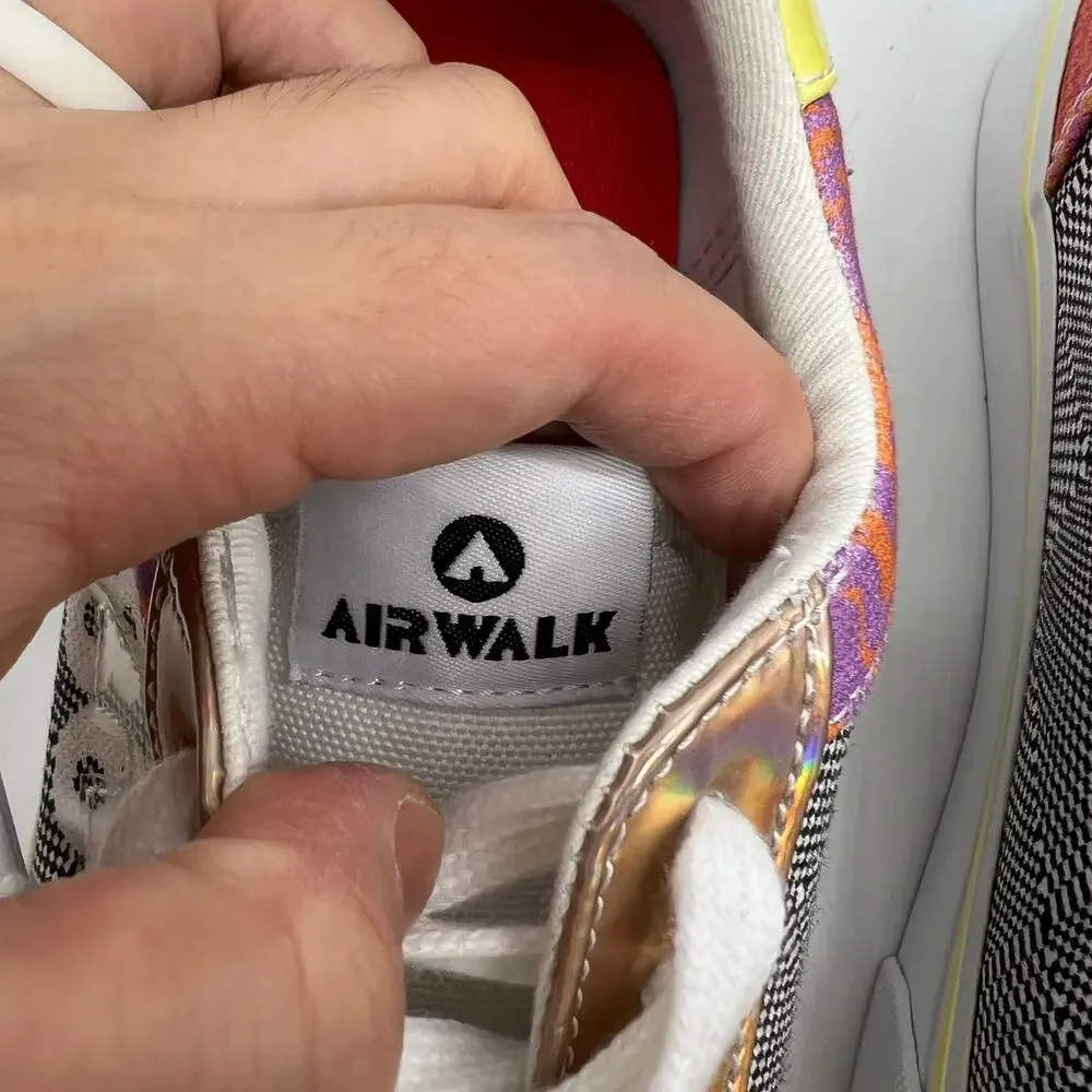 AIRWALK Alya Sneakers Shoes for Women Multi colored graphic design Size 6.5M